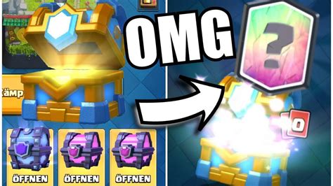 Omg Clantruhe 3×legendary Clan Truhe Öffnen Super Magical Chest Clash Royale Chest