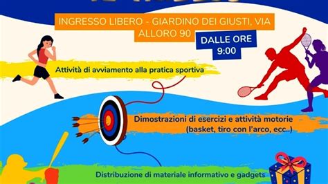 Sport Senza Barriere Al Giardino Dei Giusti