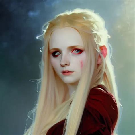 Portrait Of A Beautiful Vampire Blonde Hair Stable Diffusion OpenArt