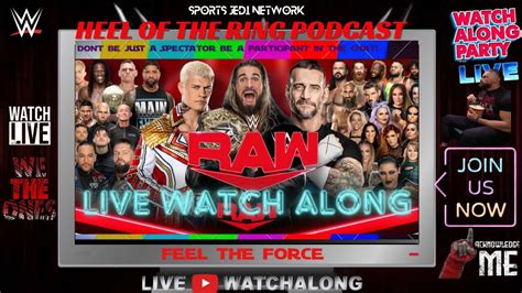 Live Wwe Monday Night Raw Watch Along One News Page Video