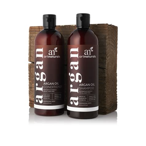 Argan Oil Shampoo And Conditioner Set Sulfate Free Formula With