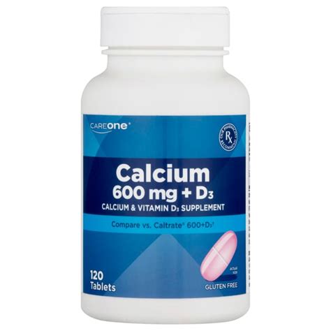 Save On Careone Calcium D3 600 Mg Tablets Gluten Free Order Online