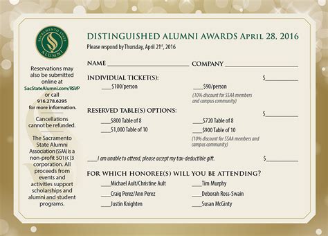 Distinguished Alumni Awards on Behance