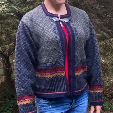 Viking Wool Sweater Etsy