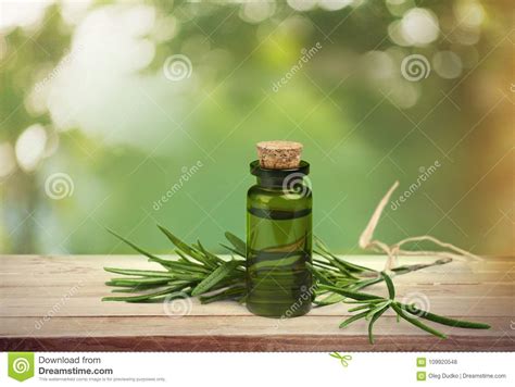 Herbal Oil In Bottle On Background Stock Photo Image Of Care Body