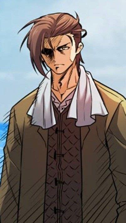 An Anime Character Wearing A Brown Jacket And White Collared Shirt With