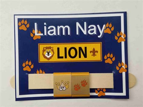 Cub Scout Lion Award Certificate For Belt Loops Free Printable Crafty