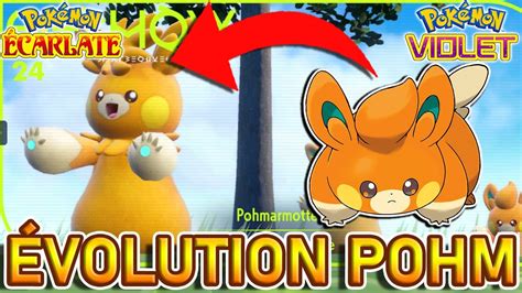 EVOLUTION de POHM et POHMOTTE en POHMARMOTTE Pokémon Violet et