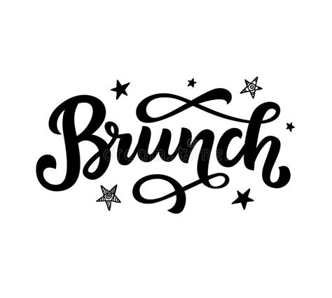 Brunch Clipart Black And White