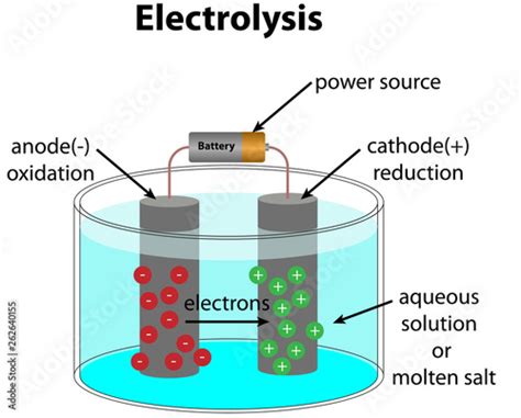 Electrolysis Process Diagram Images, Photos | Mungfali