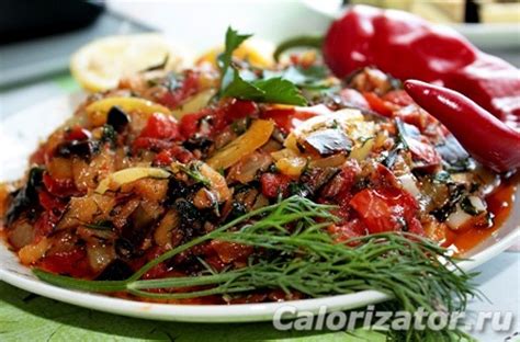 Соте из баклажан - калорийность, состав, описание - Calorizator.ru