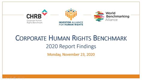 Corporate Human Rights Benchmark Turning The 2020 Report Findings Into