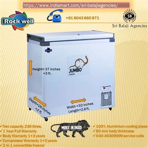 Rockwell Sfr Sdu Chest Freezer Litres At Rs Piece