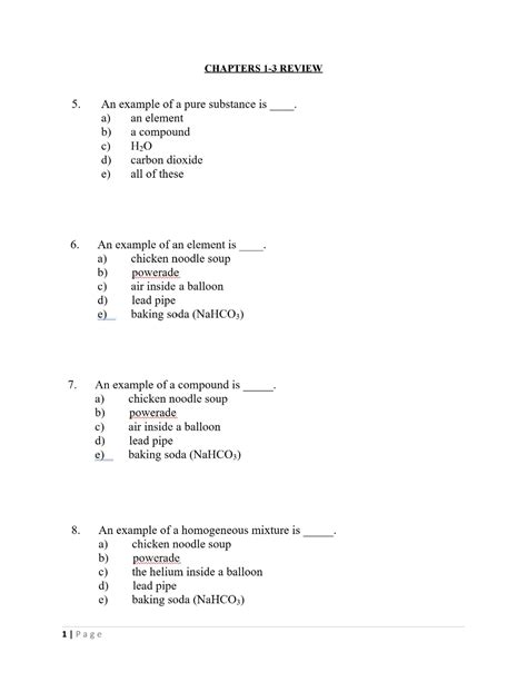 Chm Chapters Review Chapters Review An Example Of A Pure