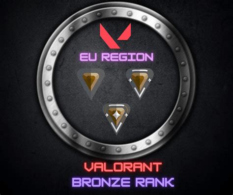 VALORANT EU Bronze Rank Accounts Buy EU Valorant Bronze Rank