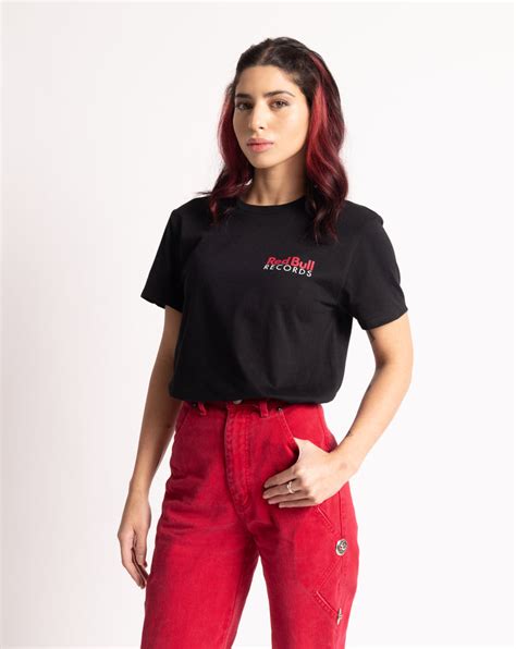 Red Bull Records Black Tee