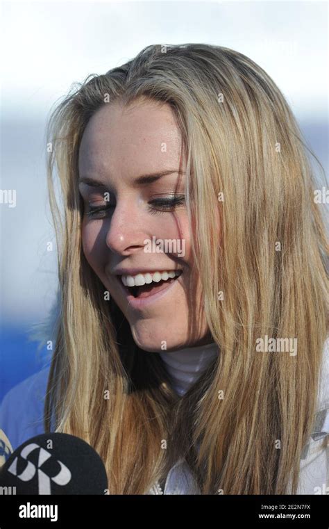 Usas Lindsey Vonn After The Alpine Skiing Womens Super Combined