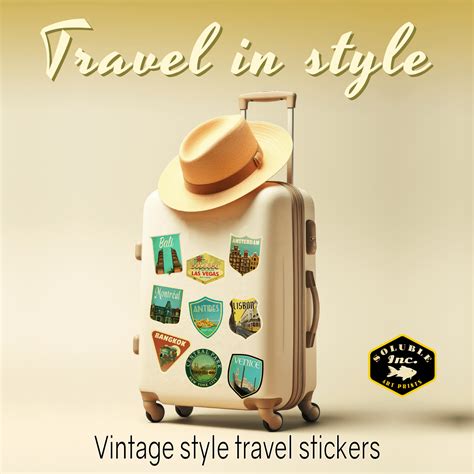 Vintage Inspired travel stickers : r/stickers