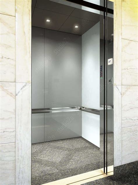 3D Interior Design Rendering for Elevator | ELEVATOR CAB