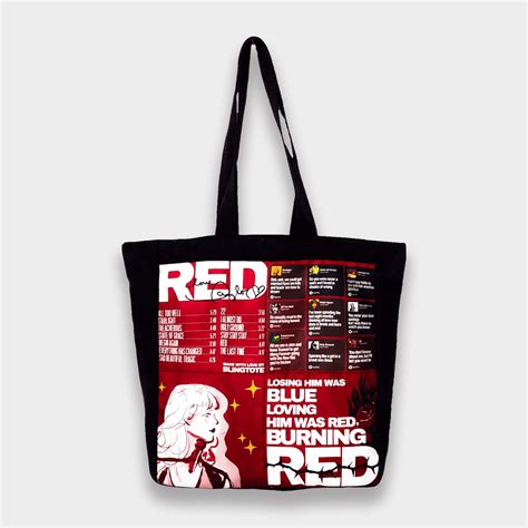 RED – Taylor Swift Patch Totebag – theblingtote.com