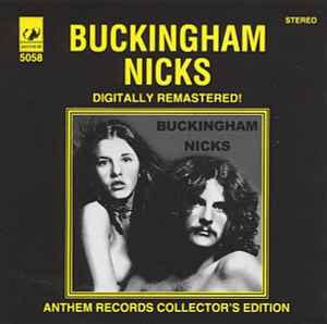 Buckingham Nicks - Buckingham Nicks (CD) | Discogs