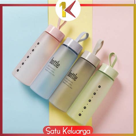 Jual SK C908 Bottle Botol Minum Doff 500ML Warna Pastel Elegant Dengan