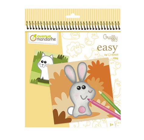 Avenue Mandarine Coloriage Graffy Easy Animaux De La Ferme