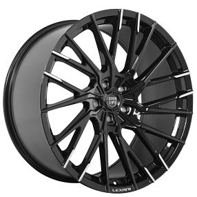 Lexani Wheels Zagato Gloss Black With Machined Accents Rims Lx