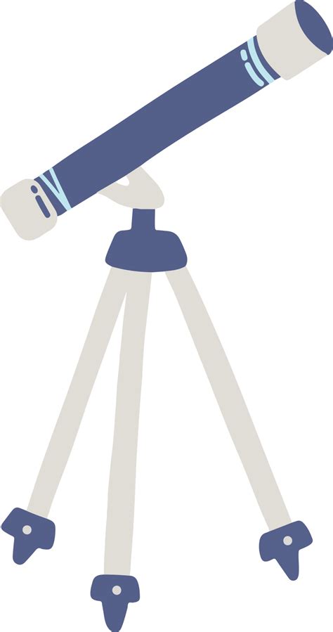 Blue Telescope Great Universe Outer Space Illustration 12732304 Vector ...