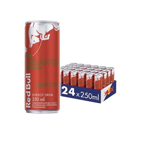 Energético Red Bull Energy Drink 250ml Sabor Melancia Pack 24 Latas