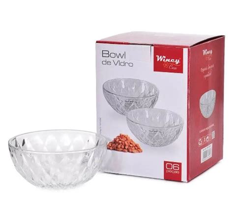 Conjunto de Tigelas de Vidro Bowl 400ml 6 peças Comprar Tupperware