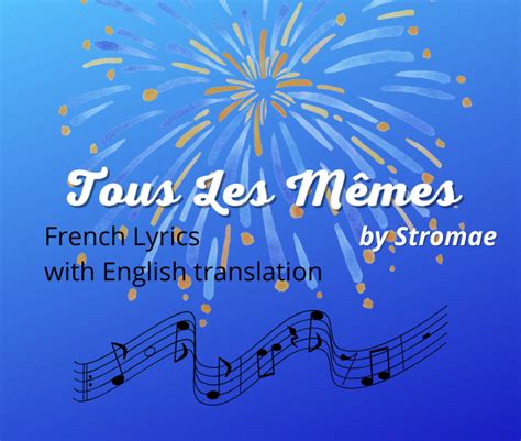 Tous les mêmes Stromae Lyrics Translation