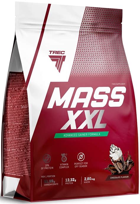 Trec Nutrition Mass Xxl Czekoladowy G Gainer Niskie Ceny I