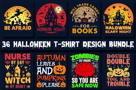 Halloween T Shirt Design Bundle V Masterbundles