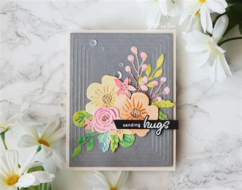 Layered Floral Elements Die Set — Altenew Floral Cards Flower Cards