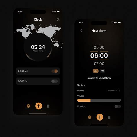 Alarm Clock App :: Behance