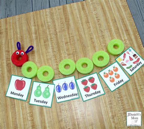 The Very Hungry Caterpillar Printables Sequencing