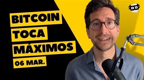 El rendimiento de bitcoin cuando toca máximos históricos YouTube