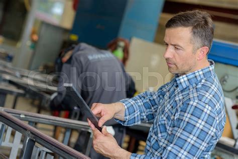 factory inspector | Stock image | Colourbox
