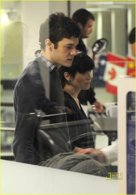 Adam Brody Lax Airport With Lorene Scafaria Photo 2429440 Adam