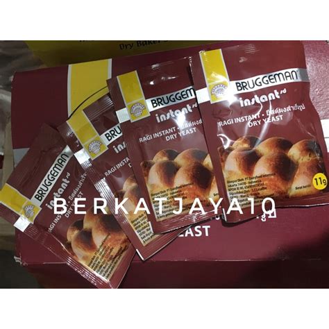 Jual Ragi Instant Bruggeman Sachet Gr Dry Yeast Ragi Kering Instan