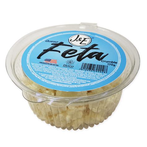 J E Queso Feta Crumbled 170 G DIACO FOODS