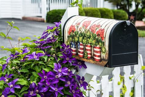 Mailbox Flowers Stock Photos Free Royalty Free Stock Photos