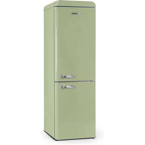 Schneider SCB315VNFVA Frigorífico Combi Vintage E Verde Almendra