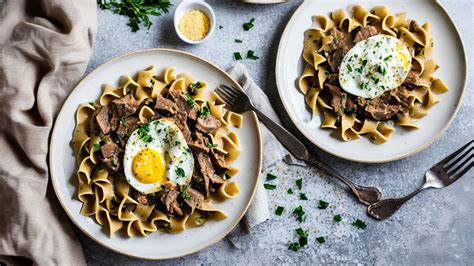 Savory Beef Stroganoff With Egg Noodles Recipe