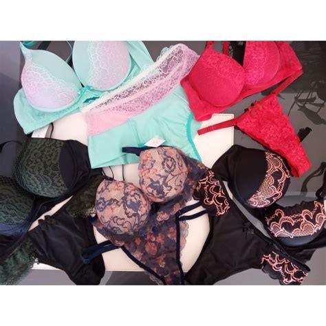 Conjunto Lingerie Atacado Kit Conj Calcinha E Suti Shopee Brasil