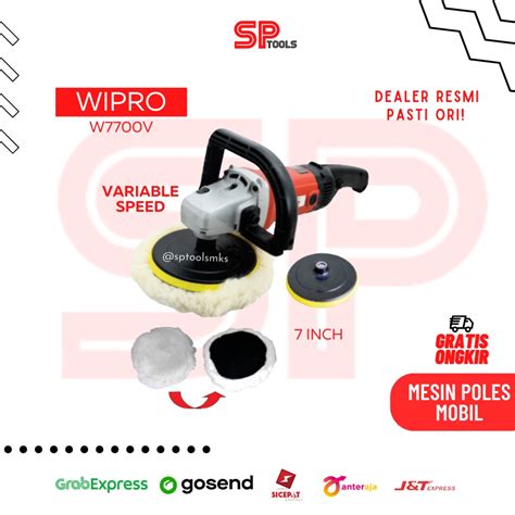 Jual Mesin Poles Polish Mobil Inch Disc Polisher Wipro W V W