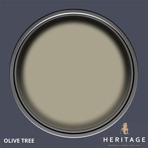 Dulux Heritage Matt Emulsion Paint Olive Tree Tester Ml Homebase