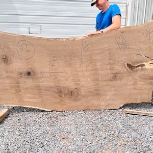 Live Edge White Oak Slab Etsy