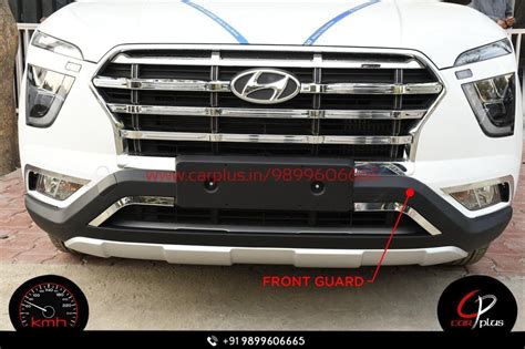 Black Abs Tatva Front Rear Guard For Hyundai Creta Nd Gen For Car